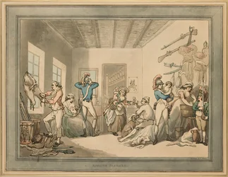 Caserne anglaise, 1788