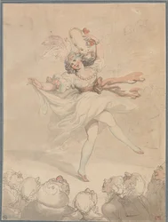 Danseuse avec un tambourin