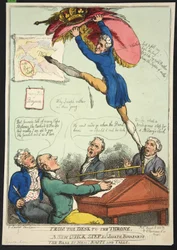 Du bureau au trône. Un nouveau pas rapide par Joseph Bonaparte. La basse par Messieurs Nappy et Talley, 1808