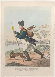 Chef des coureurs ou fugitifs de la foire de Leipzig, 2 mars 1814