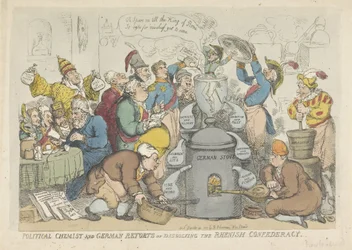 La dissolution de la Ligue du Rhin, 1813