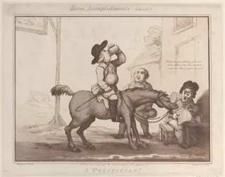 Les Accomplissements du Cheval, Croquis 5 : Un Politicien !!, 1er août 1799