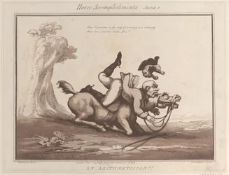 Accomplissements du cheval, Esquisse 8 : Un arithméticien !!, 1er août 1799