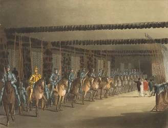 Armurerie de chevaux, Tour de Londres, 1er novembre 1809