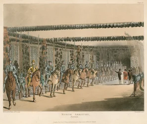 Armurerie des chevaux à la Tour de Londres