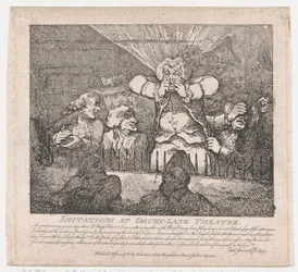 Imitations au théâtre de Drury-Lane Beautés pittoresques de Boswell, deuxième partie, 20 juin 1786