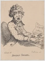 Chanteur italien, avril 1808