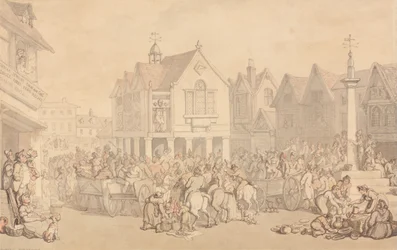Place du marché de Newbury, dans le Berkshire