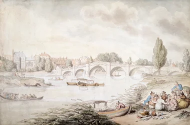 Pont de Richmond, Londres, vers 1780-1820