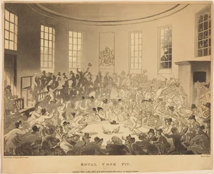 Arène royale de combats de coqs
