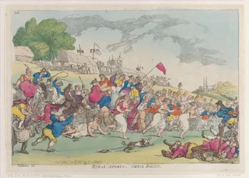 Sports ruraux, course en chemise, [1er octobre 1811], réimpression