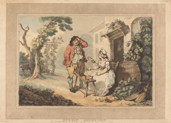 Cour rustique