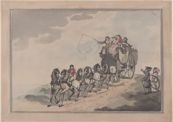 Diligence et six chevaux, 1786-93