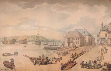 Tarr Point Torpoint, Plymouth, 18ème siècle