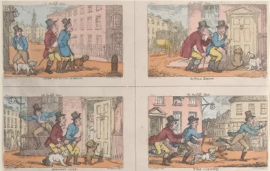 La chasse du bailli : sortie le matin, en plein parfum, débusquant, 1809
