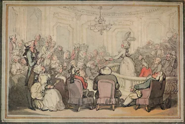 Le Concert. De Matthew Brambles Trip to Bath, c1780-1820