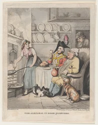 Le Caporal en bons quartiers, 18 juillet 1802