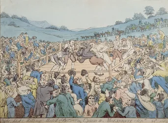 Le Dernier Combat de Boxe entre Cribb et Molineaux, 28 septembre 1811