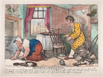 Les misères de la vie humaine : se lever tôt un matin froid et sombre, 9 octobre 1807