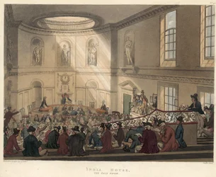La salle de vente, East India House