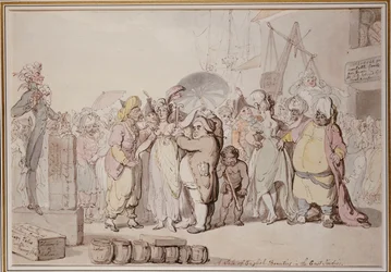 La vente des beautés anglaises aux Indes orientales, vers 1810