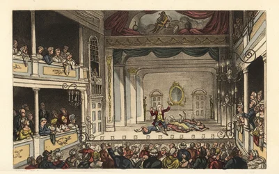 Le théâtre : touristes appréciant une pièce au théâtre de Scarborough
