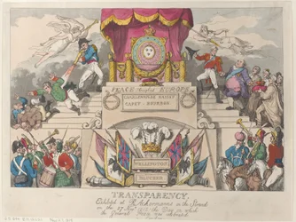 Transparence : Exposée chez R. Ackermann dans le Strand le 27 novembre, 27 novembre 1815