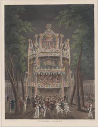 Jardin de Vauxhall, 1809