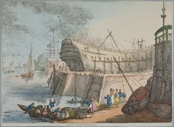 Vue du quai de Brunswick