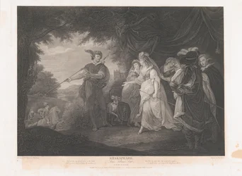 La Princesse, Rosaline, etc. Shakespeare, Peines d