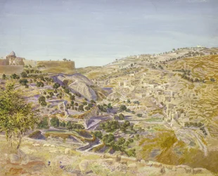 Vue de Jérusalem, 1854