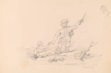 Soldat sauvant un enfant