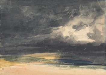 Une tempête sur la côte