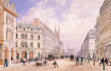 Viaduc de Holborn, Londres, 1871