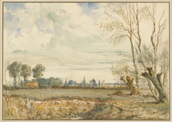 Prairies avec une vue lointaine d