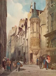 Scène de rue à Paris La Maison de l
