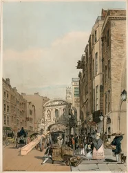 Temple Bar depuis The Strand, Londres