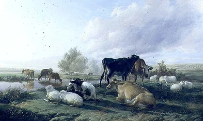 Dans les prés de White Hall, Canterbury