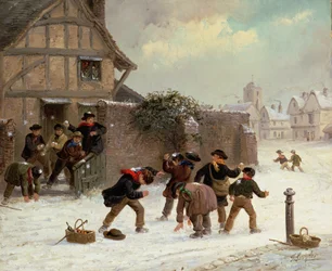 Bataille de boules de neige