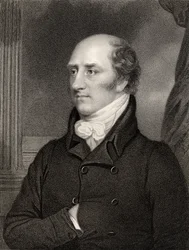 George Canning, Premier ministre, gravé par W. Holl, de 