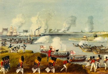 Forces navales et militaires combinées, Birmanie, 27 mars 1825, 1944