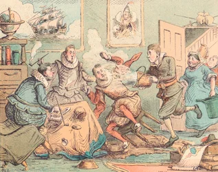 La pipe de Sir Walter Raleigh éteinte, vers 1884