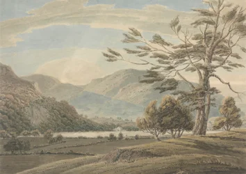 Paysage : Arbres, Lacs et Montagnes, District des Lacs