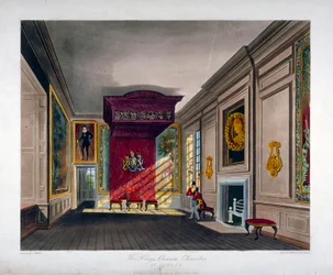Vue intérieure du palais St James, Westminster, Londres, 1816
