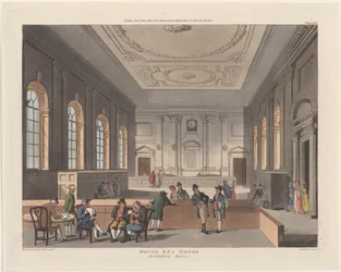 South Sea House, Dividend Hall, 1er février 1810