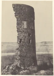Tour frappée par la foudre, baie de Saint-Ouen