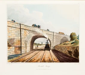 Pont de Rainhill, Chat Moss, près de Liverpool