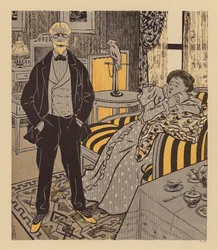 Femme inquiète que son mari ne l