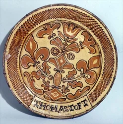 Plat du Staffordshire, c.1680