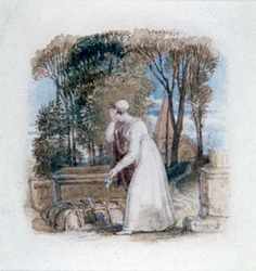 Constantia à la tombe de Théodose, 19ème siècle